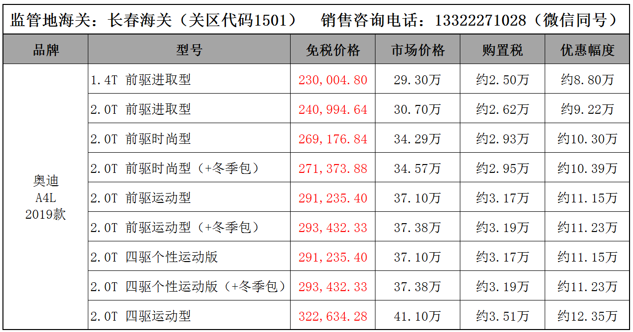 一汽大众-奥迪官网了解a4l技术参数及配置详情